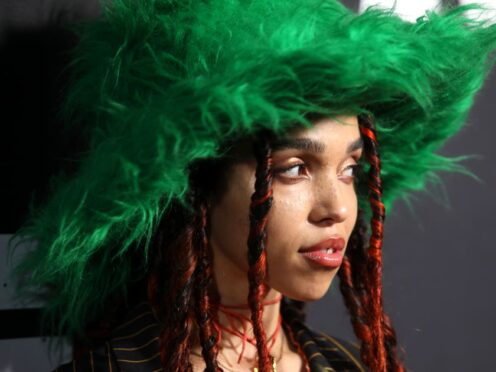 FKA Twigs arriving at the NME Awards (David Parry/PA)