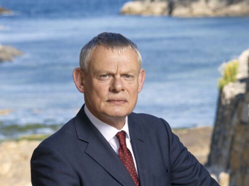 Martin Clunes as Doc Martin (Neil Genower/Buffalo Pictures/ITV/PA)