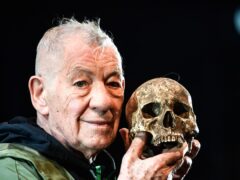 Sir Ian McKellen in Hamlet at the Theatre Royal (Ian West/PA)