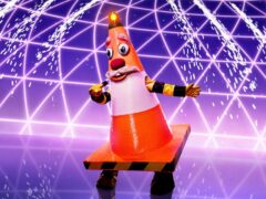 Aled Jones was unmasked as Traffic Cone on The Masked Singer (Vincent Dolman/Bandicoot/PA)
