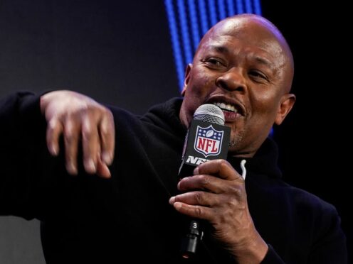 Dr Dre hopes Super Bowl half-time show will inspire young hip-hop artists (Morry Gash/AP)