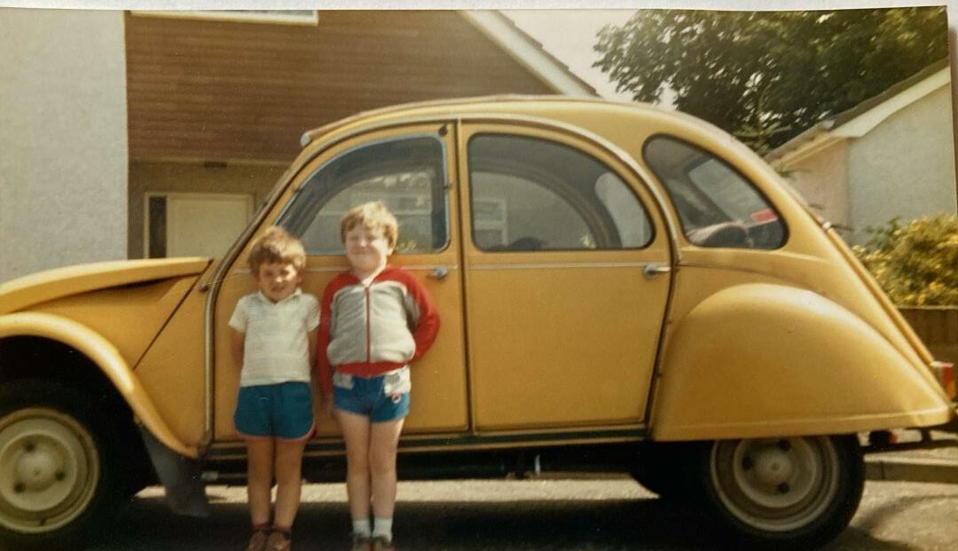 The yellow Citroen that Dr Arnie Hornsby was known for around Arbroath