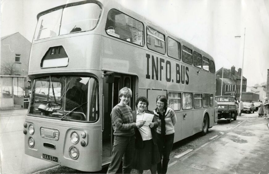 Fife buses in the 1980s.