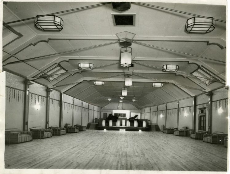 The Palais dance floor in 1937 after the new premises opened.