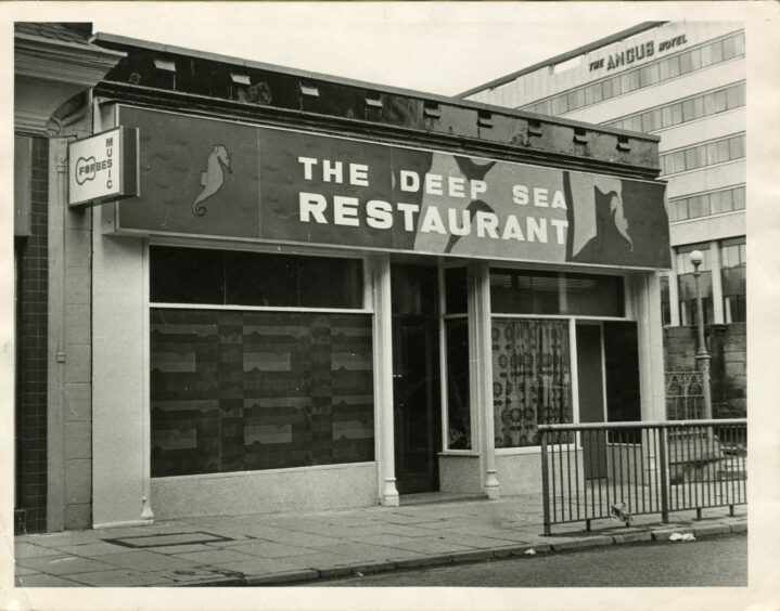 The Deep Sea Restaurant was opposite the Angus Hotel and received a late order for 100 chip butties back in 1980!