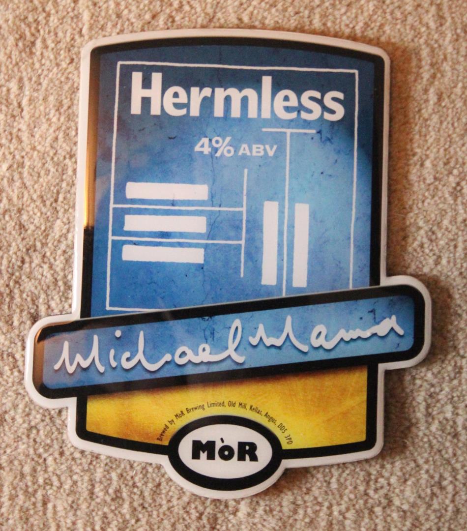 Hermless beer was created in honour of Dundee legend Michael Marra.
