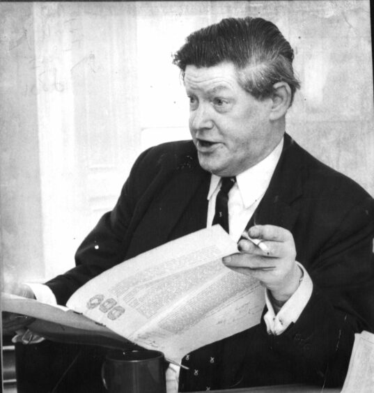 Willie McRae, the SNP stalwart and lawyer was found in his crashed car dying of gunshot wounds in 1985.