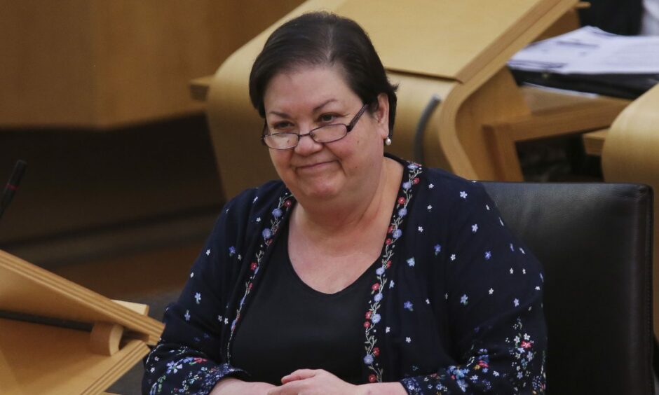 Deputy leader of Scottish Labour Jackie Baillie MSP.