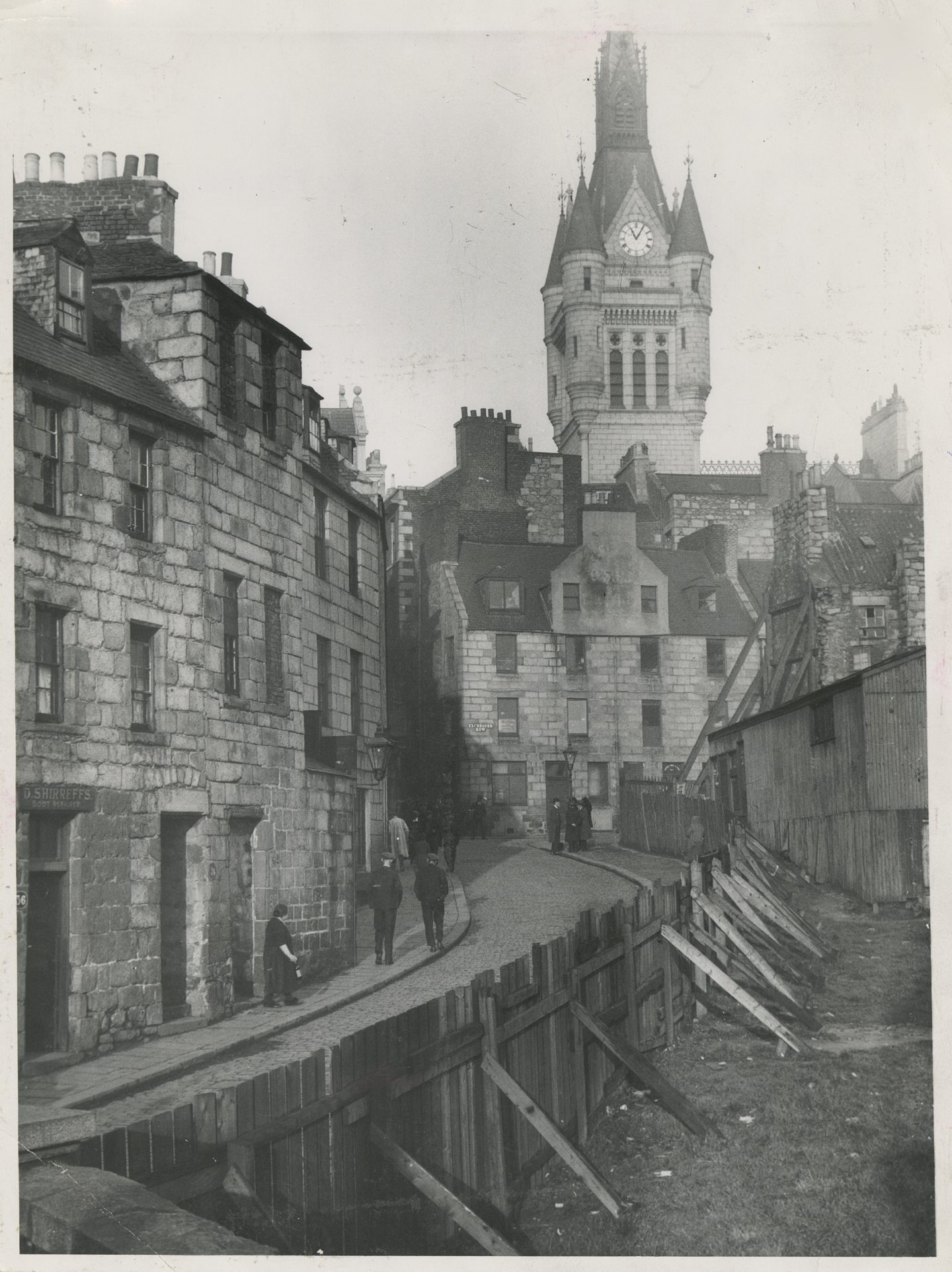 Life was tough in the tenements in Aberdeen's Shiprow in the 1930s.