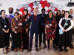 Marvel actor and Prince’s Trust ambassador Sir Ben Kingsley attends a celebration event with aspiring young product designers for the launch of the Marvel & The Prince’s Trust Collection (Taylor Herring