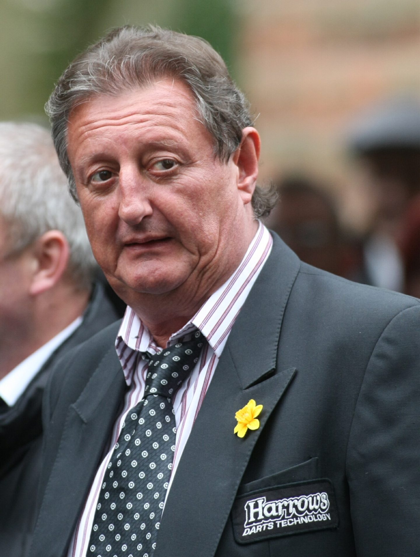 Eric Bristow was among the mourners when Jocky Wilson was laid to rest.