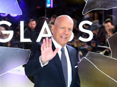 Bruce Willis attending the Glass European premiere (Ian West/PA)