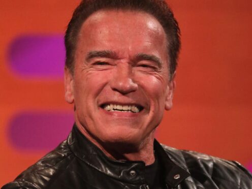 Arnold Schwarzenegger thanks Logan Paul for hosting slap fighting competition (Isabel Infantes/PA)