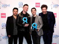 Adam Zindani, Richard Jones, Kelly Jones and Jamie Morrison of the Stereophonics, are on track to claim their eighth Number One album (Lia Toby/PA Images)