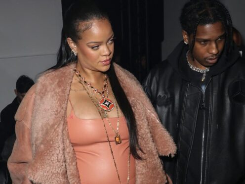 Rihanna, left, and ASAP Rocky (Vianney Le Caer/Invision/AP)