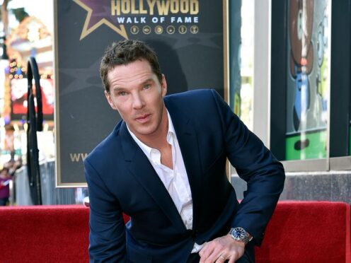 Benedict Cumberbatch thanks wife and kids as he receives Walk Of Fame star (Richard Shotwell/Invision/AP)