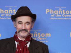 Mark Rylance arriving at the celebrity screening of Phantom of the Open (Ian West/PA)