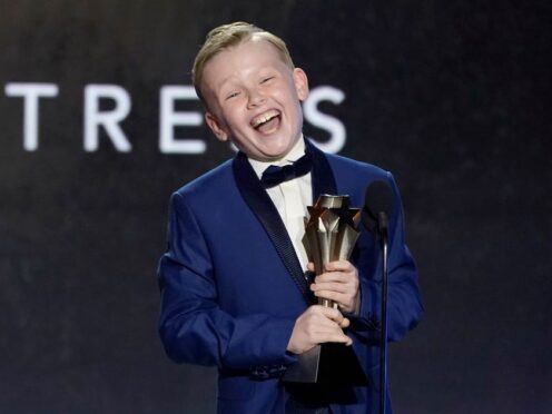 Jude Hill brands siblings ‘copycats’ in adorable CCA acceptance speech (Chris Pizzello/AP)