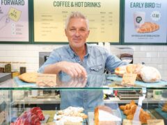 Martin Kemp at the launch of Social Bite’s first coffee shop in England on The Strand in central London (Ian West/PA)