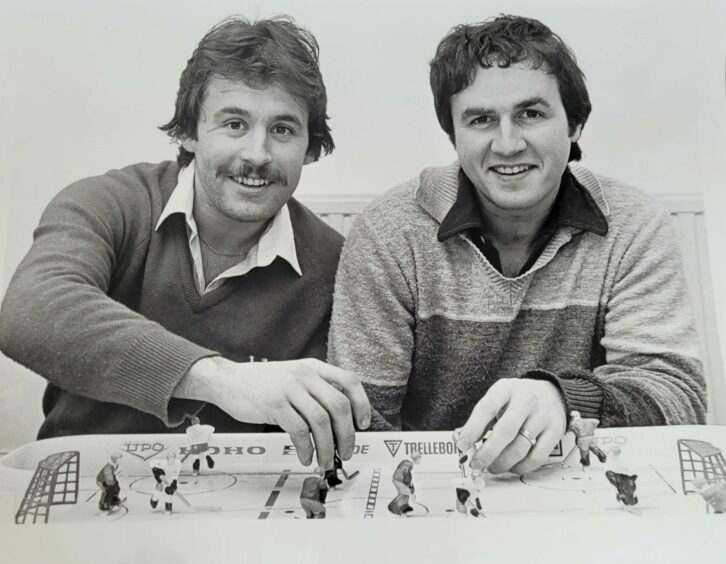 Allard Leblanc and Roy Halpin remain friends after their unforgettable spell together at Dundee Rockets.