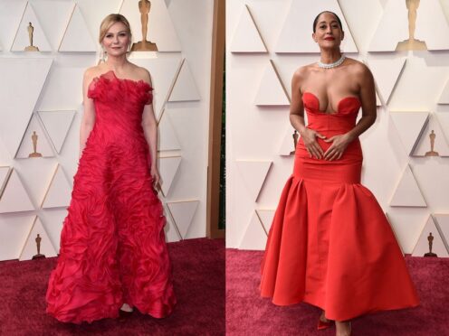 (L-R) Kirsten Dunst, Tracee Ellis Ross and Ariana DeBose (AP)