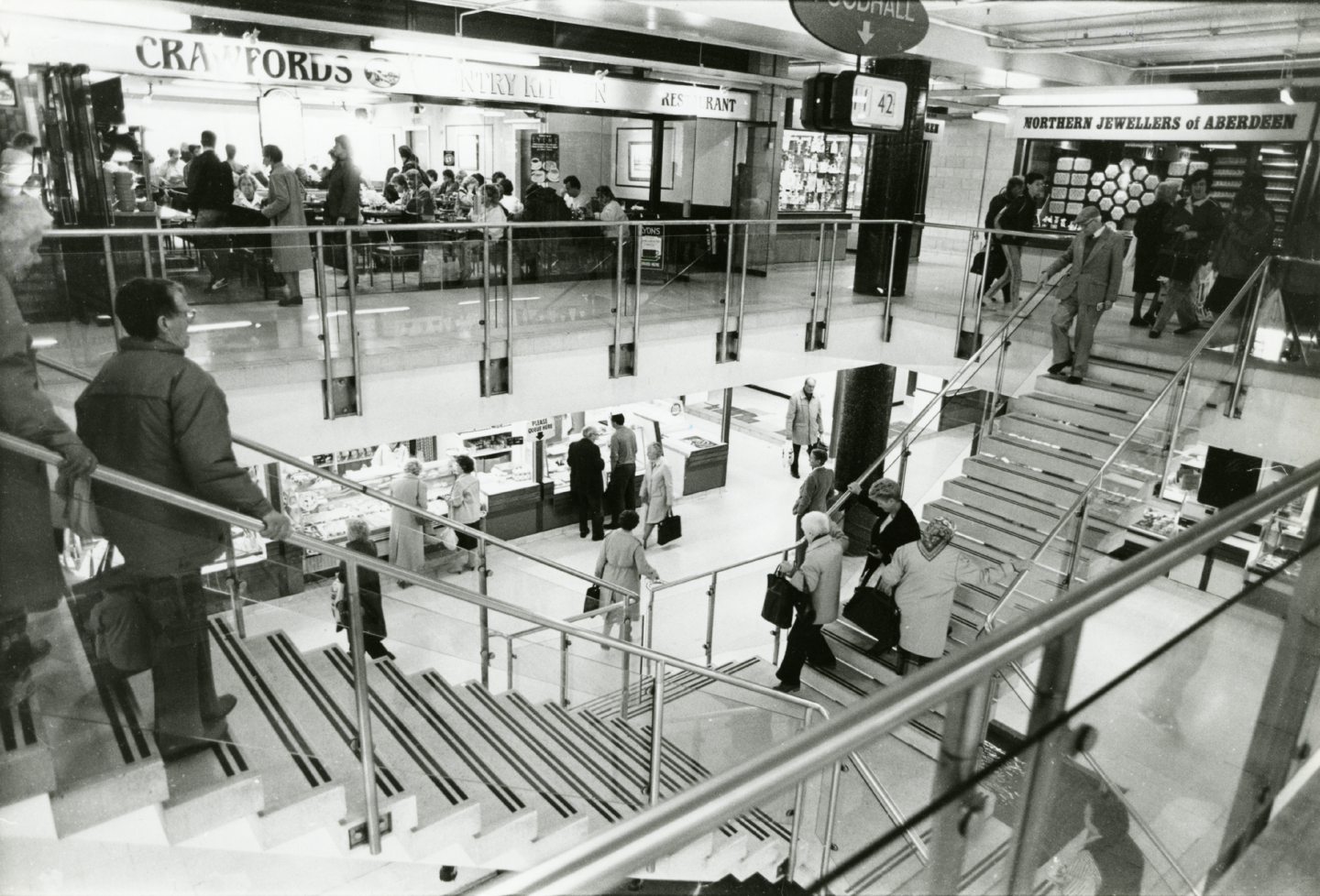 Interior view of the Aberdeen Market, taken in 1988.