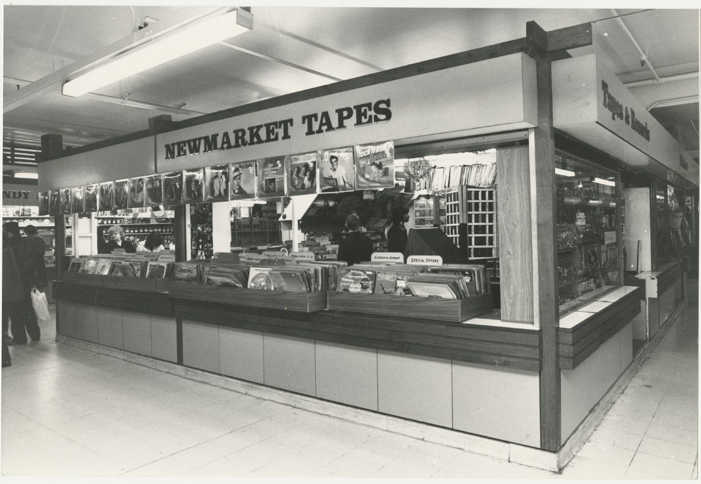 New Market tapes pictured in 1981.
