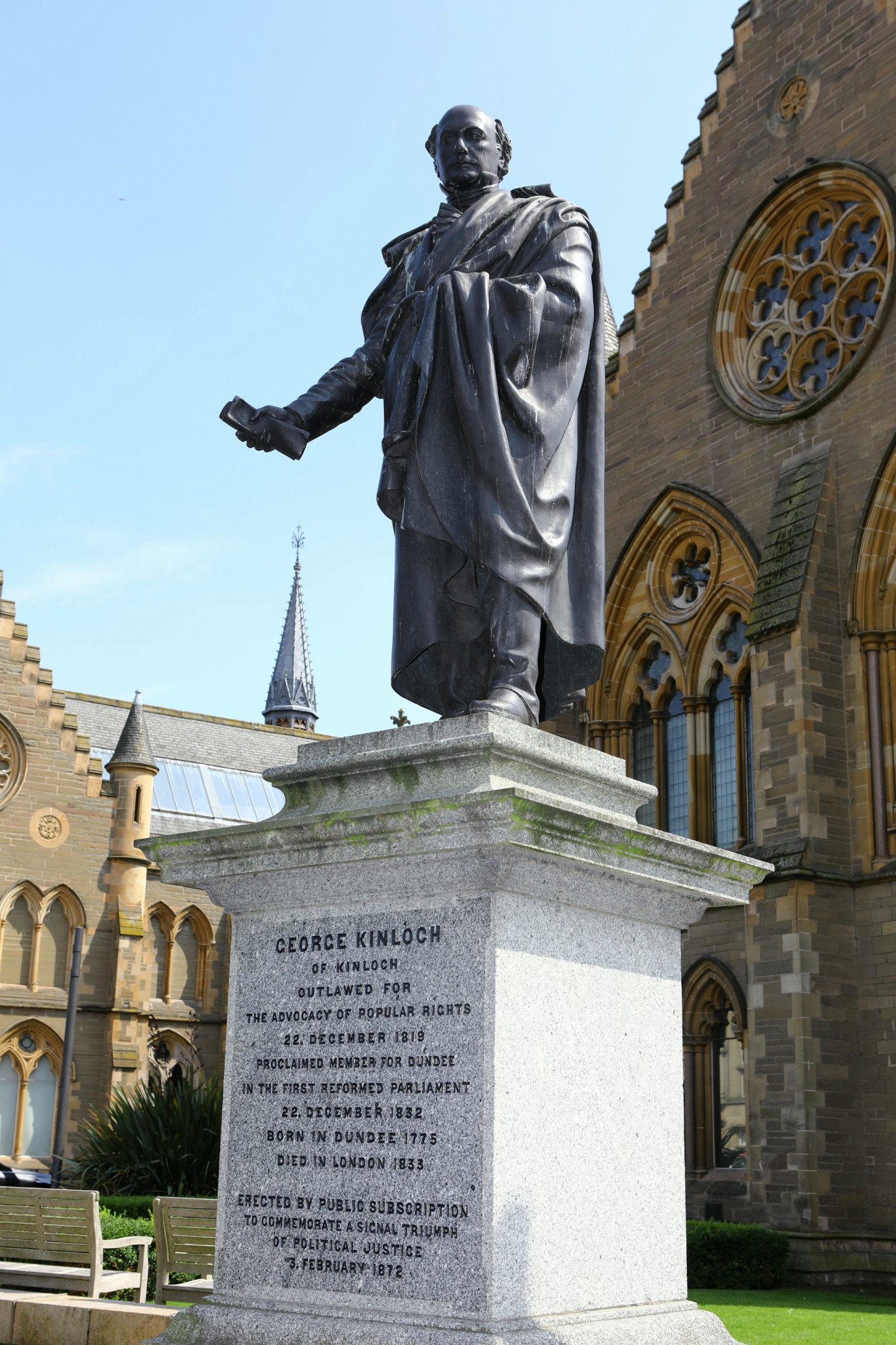 The George Kinloch statue.