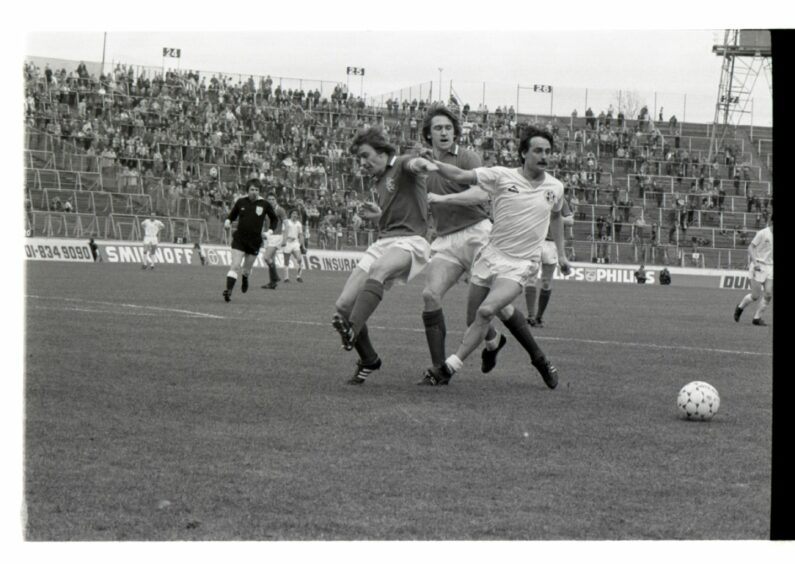 Billy Gallacher was a constant menace in attack for the Sky Blues against Rangers.