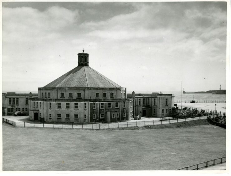 The emblematic place photographed in 1948.