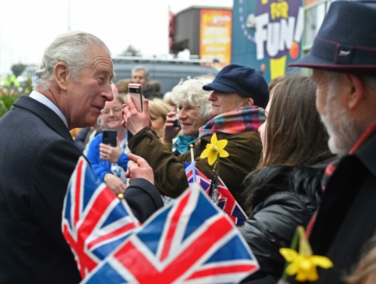The Prince of Wales meets members of the public during a visit to the sea front at Southend-on-Sea and to attend a reception for volunteers and community leaders at Sands by the Sea restaurant. Picture by PA.