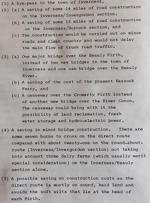 Extract from the historic 1969 pamphlet on the Crossing of the Three Firths by Reay Clarke, John S Smith and Pat Hunter Gordon. Supplied by Frances Ross.