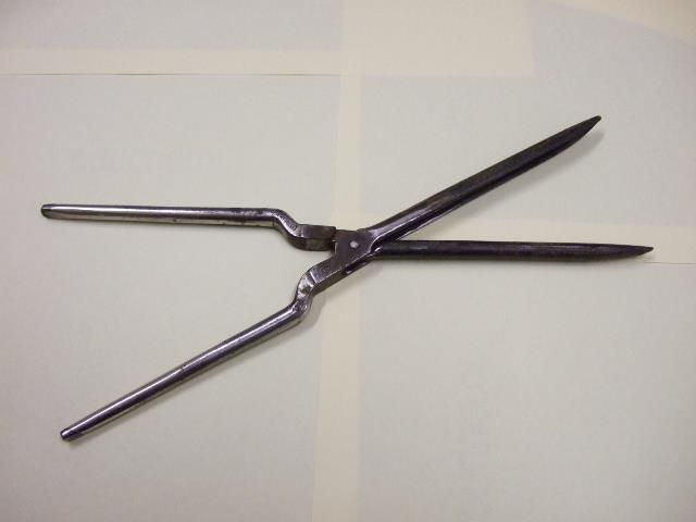 A Victorian con gang used curling tongs similar to these to break into hotel rooms in the Highlands in 1883. Courtesy of  Windsor and Royal Borough Museum.