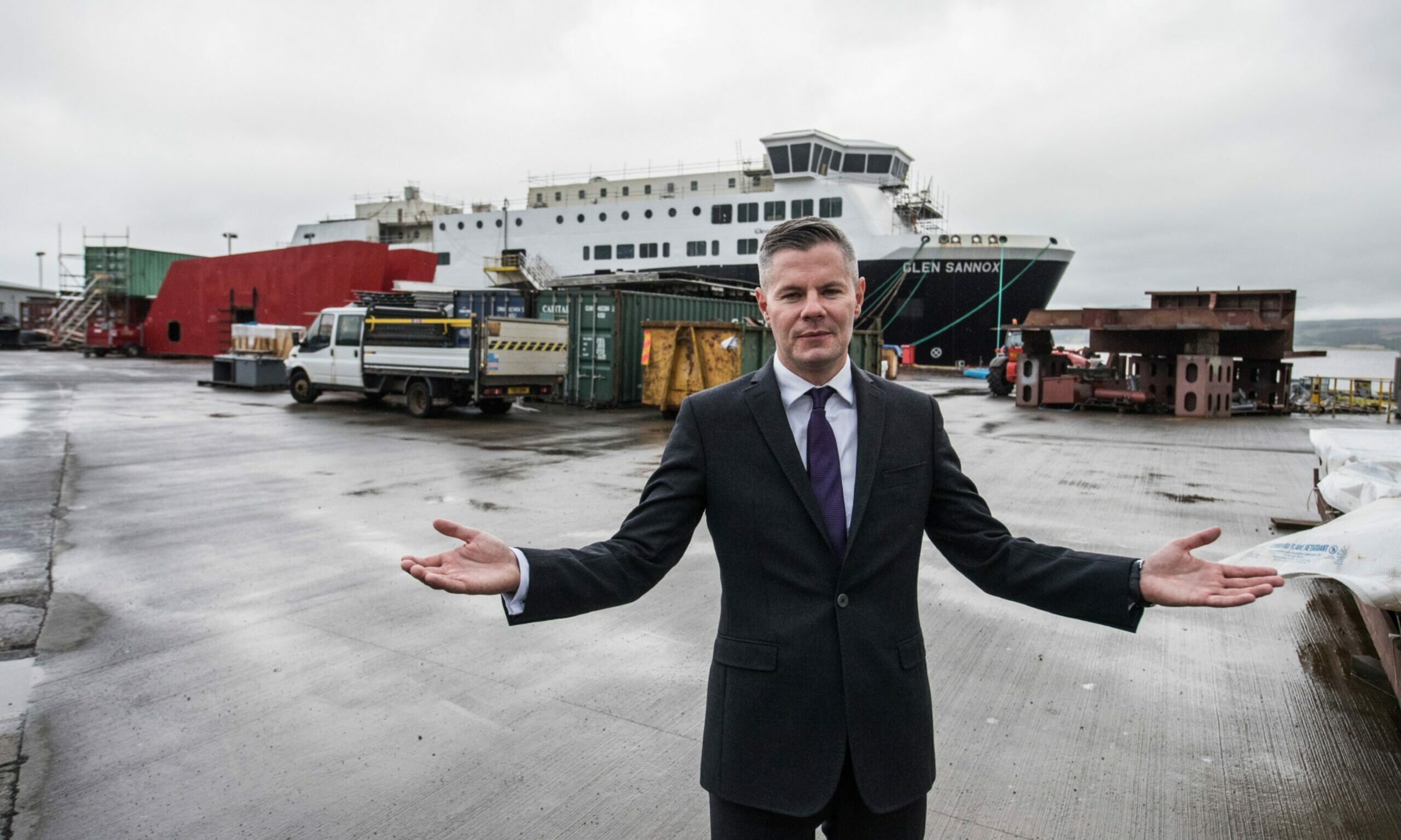 Disgraced ex-minister Derek Mackay.