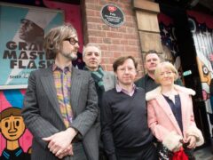 Pulp are presented with a music Heritage Award at The Leadmill in Sheffield (Fabio de Paola/PA)
