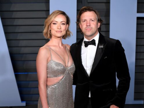 Olivia Wilde has reportedly been served with legal papers on behalf of her ex-fiance Jason Sudeikis while appearing on stage to promote her new film (PA)