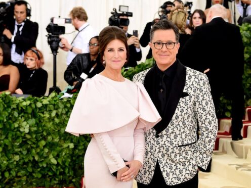Stephen Colbert and his wife Evelyn McGee-Colbert attending the Metropolitan Museum of Art Costume Institute Benefit Gala 2018 (Ian West/PA)