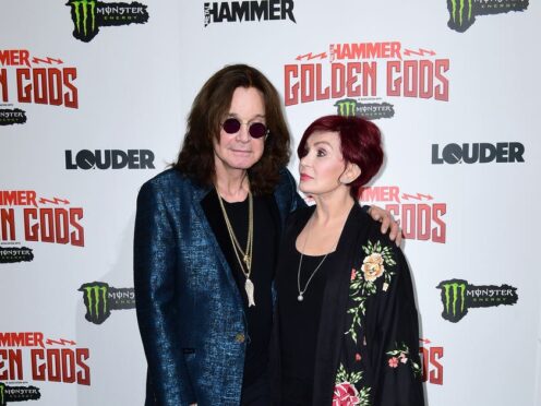 Ozzy Osbourne and wife Sharon Osbourne (Ian West/PA)