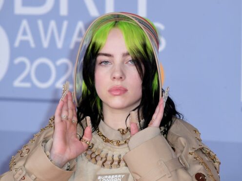 Billie Eilish reveals she is the newest guest star on The Simpsons (Ian West/PA)