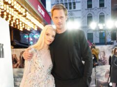 Anya Taylor-Joy and Alexander Skarsgard arrive for the special screening of The Northman at Odeon Leicester Square in London (Ian West/PA)