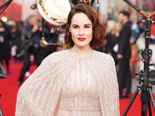 Michelle Dockery attending the world premiere of Downton Abbey: A New Era at Cineworld Leicester Square, London. Picture date: Monday April 25, 2022.