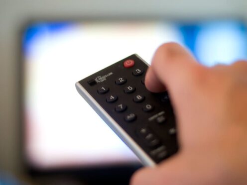 Remote control for a television (Daniel Law/PA)