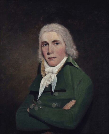 Portrait painting of Alexander Wood.