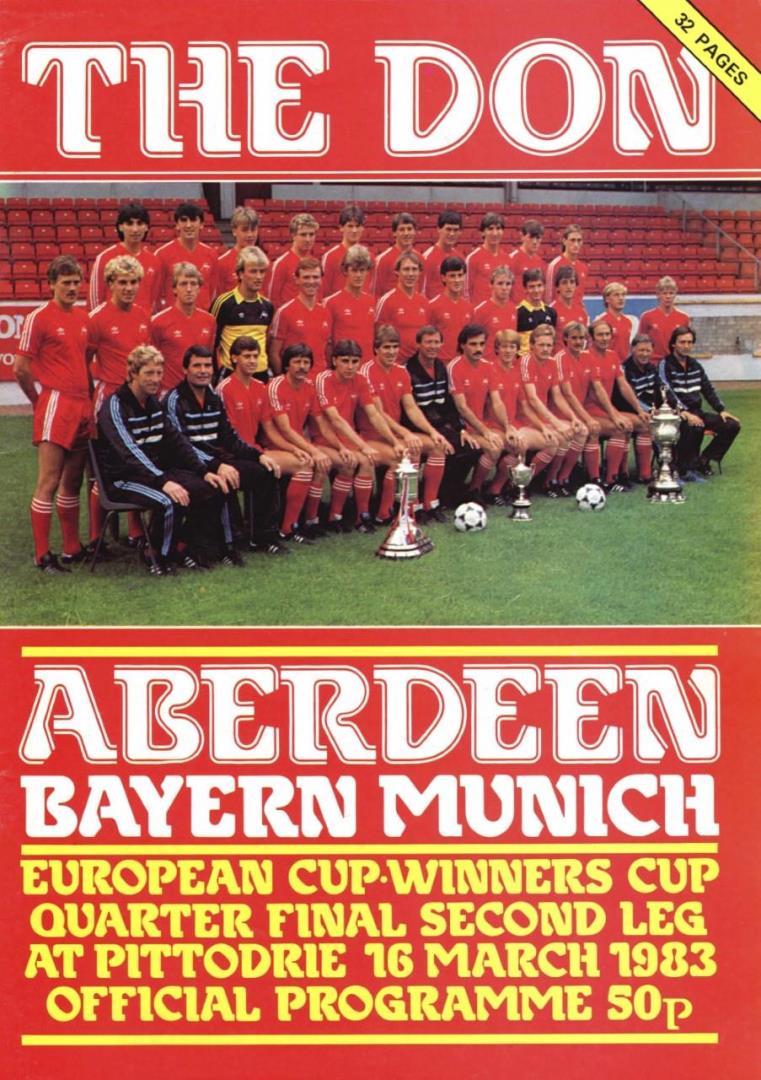 The Dons' win over Bayern Munich was the spearhead for their 1983 European triumphs.