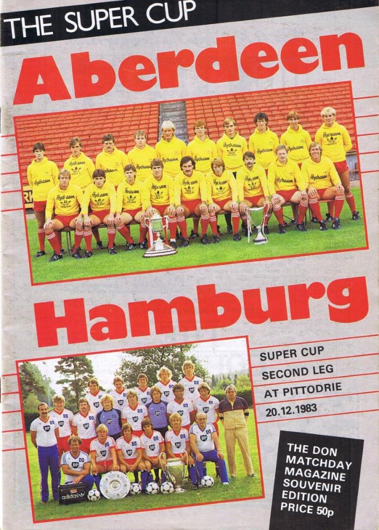 Aberdeen sealed their second European trophy in 1983 by beating Hamburg.