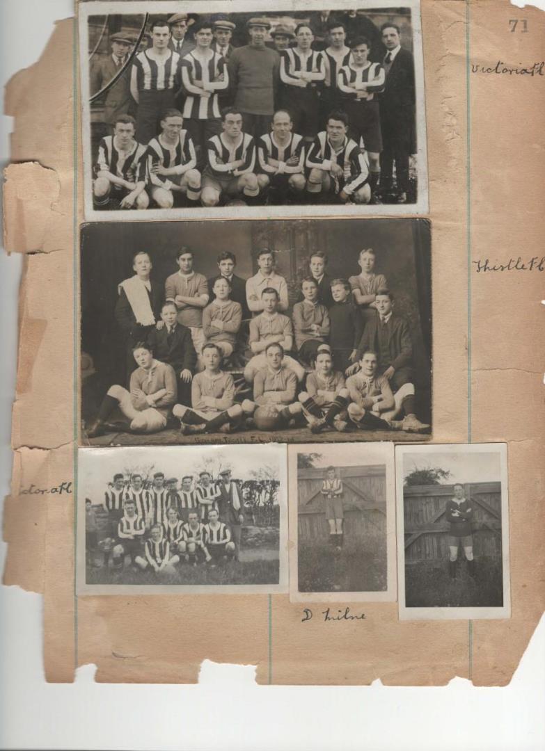 A family scrapbook page shines a light on the early life and times of the legendary goalkeeper.