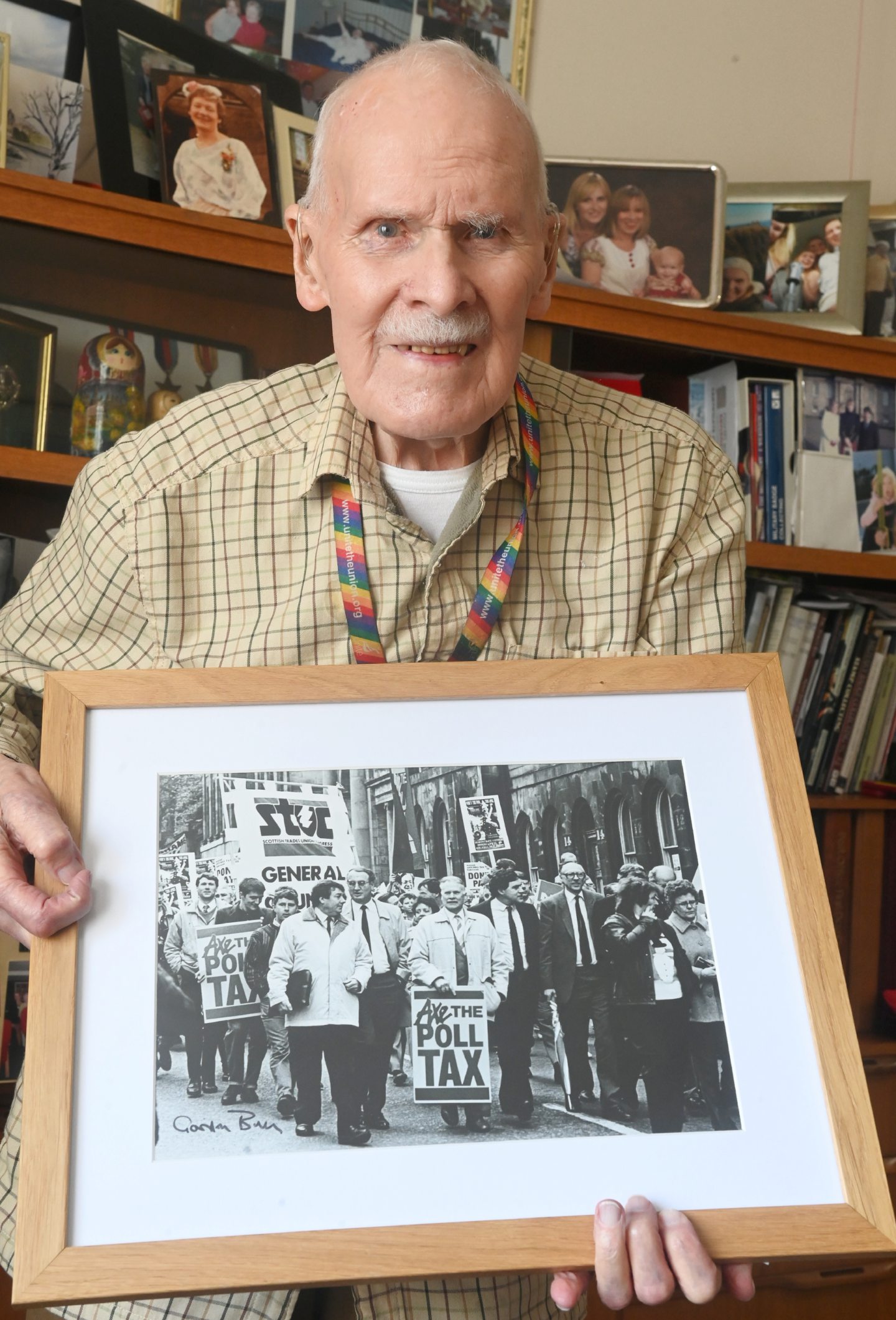 Ron Webster, 94, is the last surviving person to work with Aberdeen trams.