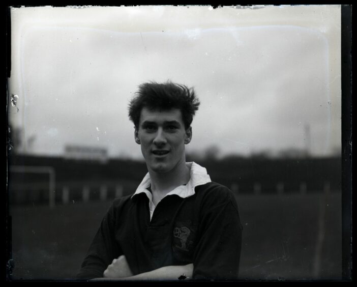 Jim Baxter in 1959 during his time with Raith Rovers.