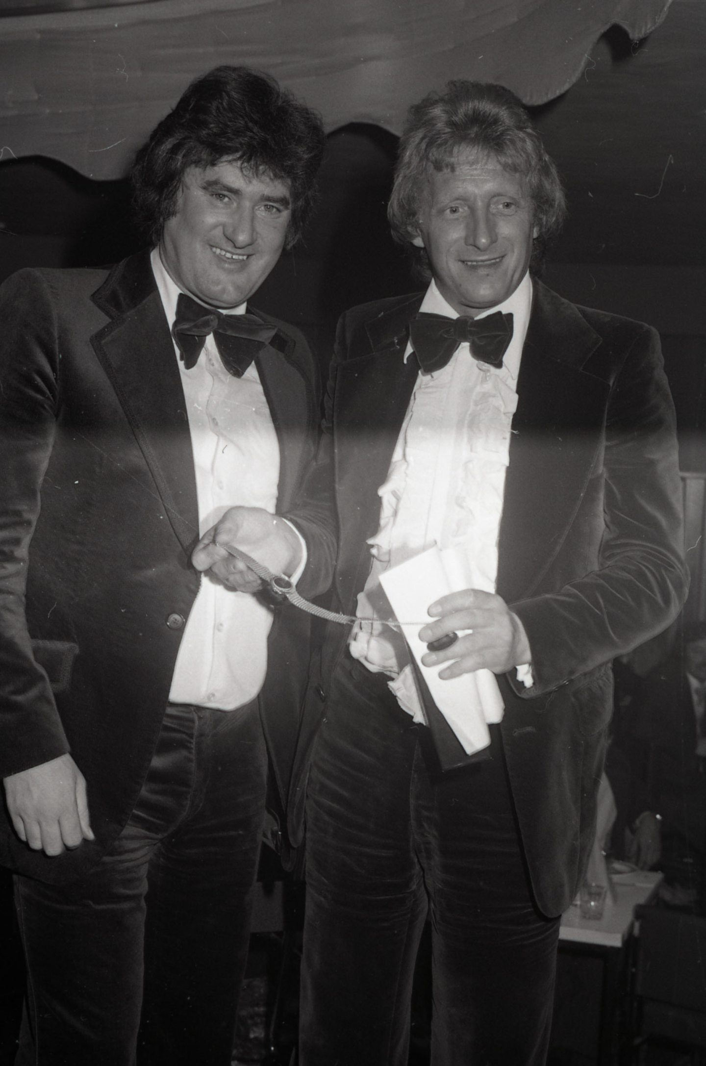 Jim Baxter joins Law in Hamilton in 1978 where a tribute evening was being held in Law's honour.