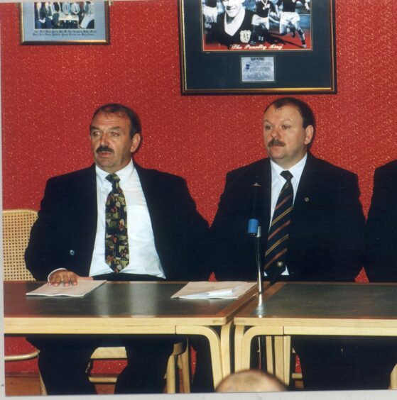 Peter and Jimmy Marr bought Dundee FC from Ron Dixon in 1997.